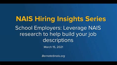 When setting salaries, independent schools typically consider factors such as the teachers education, their teaching load, certifications, and time employed at the current school. . Nais jobs